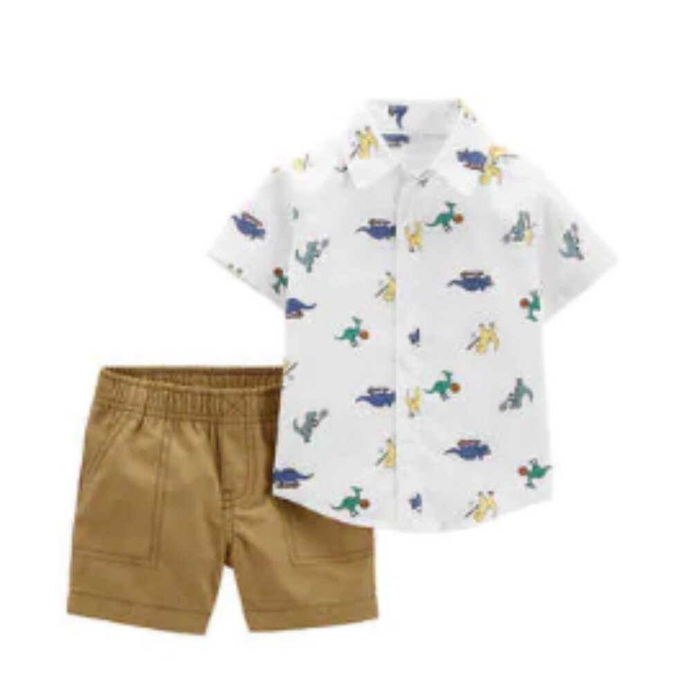 Carters Kids 2-piece Set Dino 5T